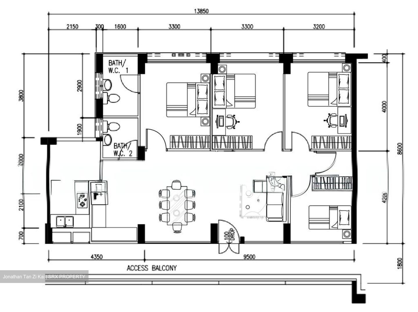 Blk 613 Choa Chu Kang Street 62 (Choa Chu Kang), HDB 4 Rooms #530693481